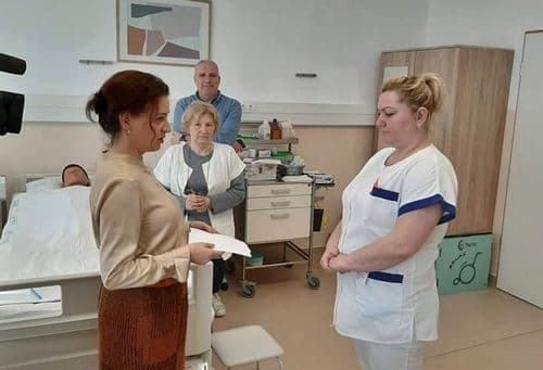 Bizonyítvány átadása