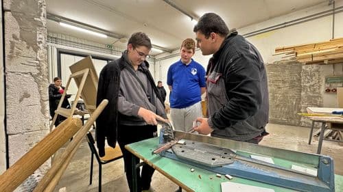 Szakoktatók mutatták be a szakmákat.