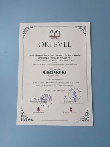 Oklevél